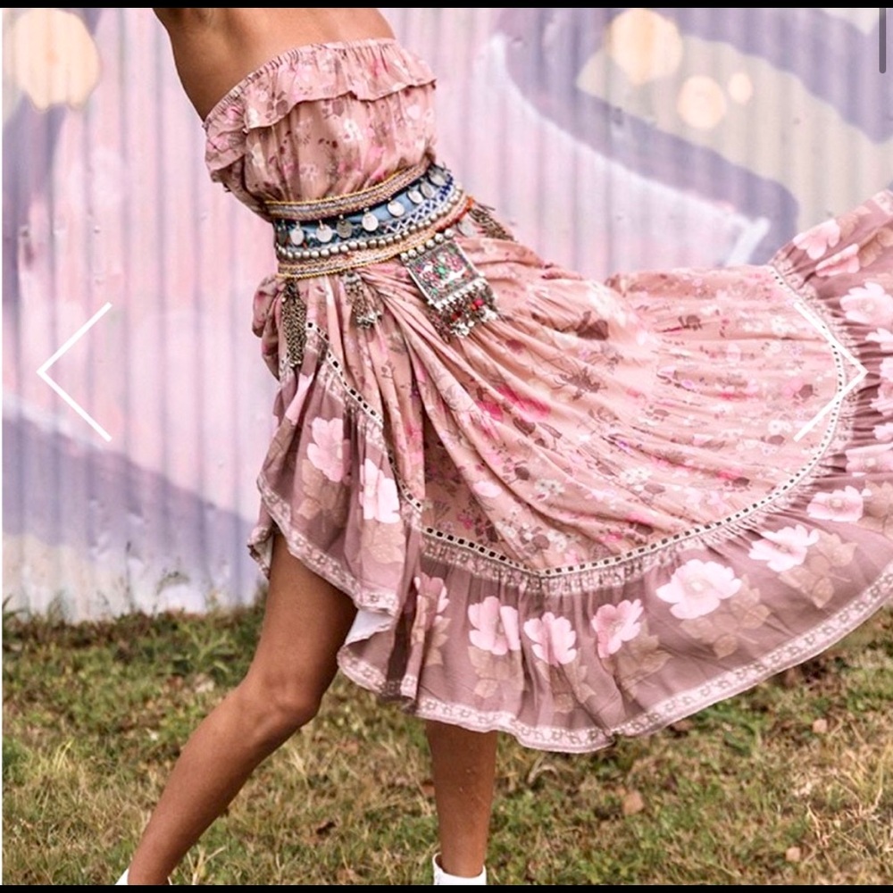 Spell’s wild bloom strappy in pink